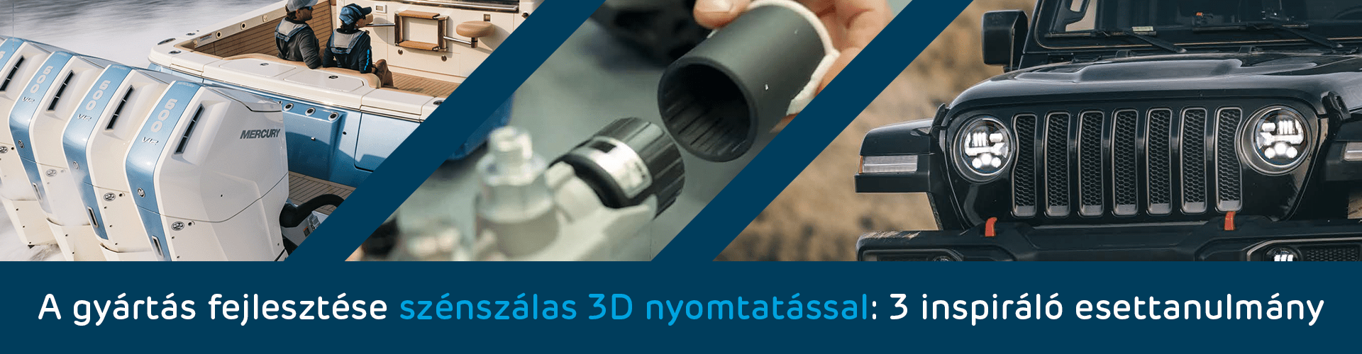 A gyártás fejlesztése szénszálas 3D nyomtatással: 3 esettanulmány