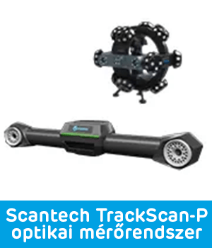 Scantech Trackscan 3D mérőrendszer