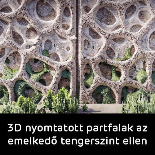 3D nyomtatott partfalak